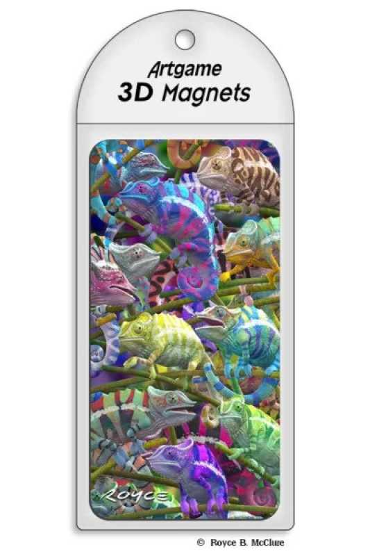 3D Magnet Chamäleons A